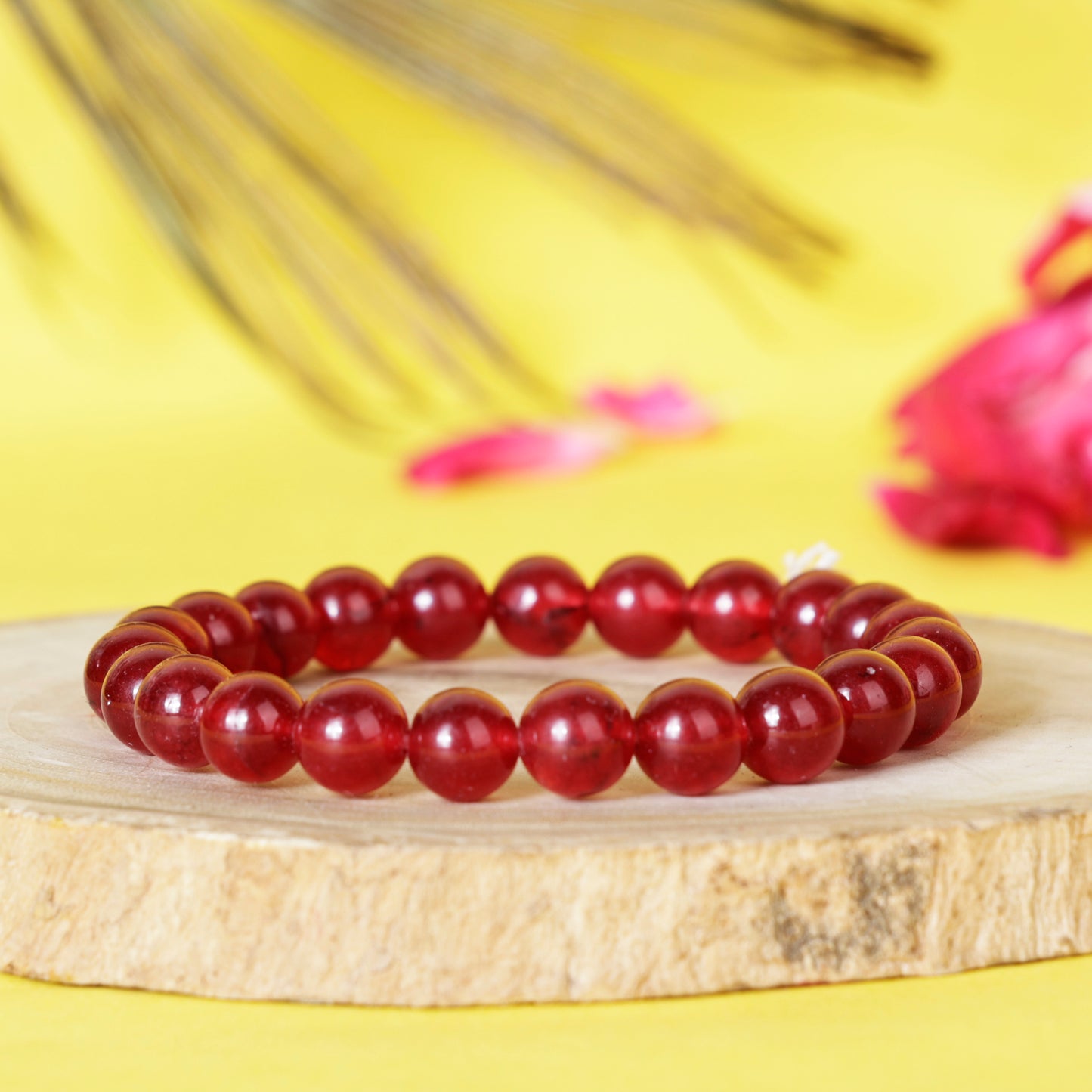Red Agate Stone bracelet(8mm)