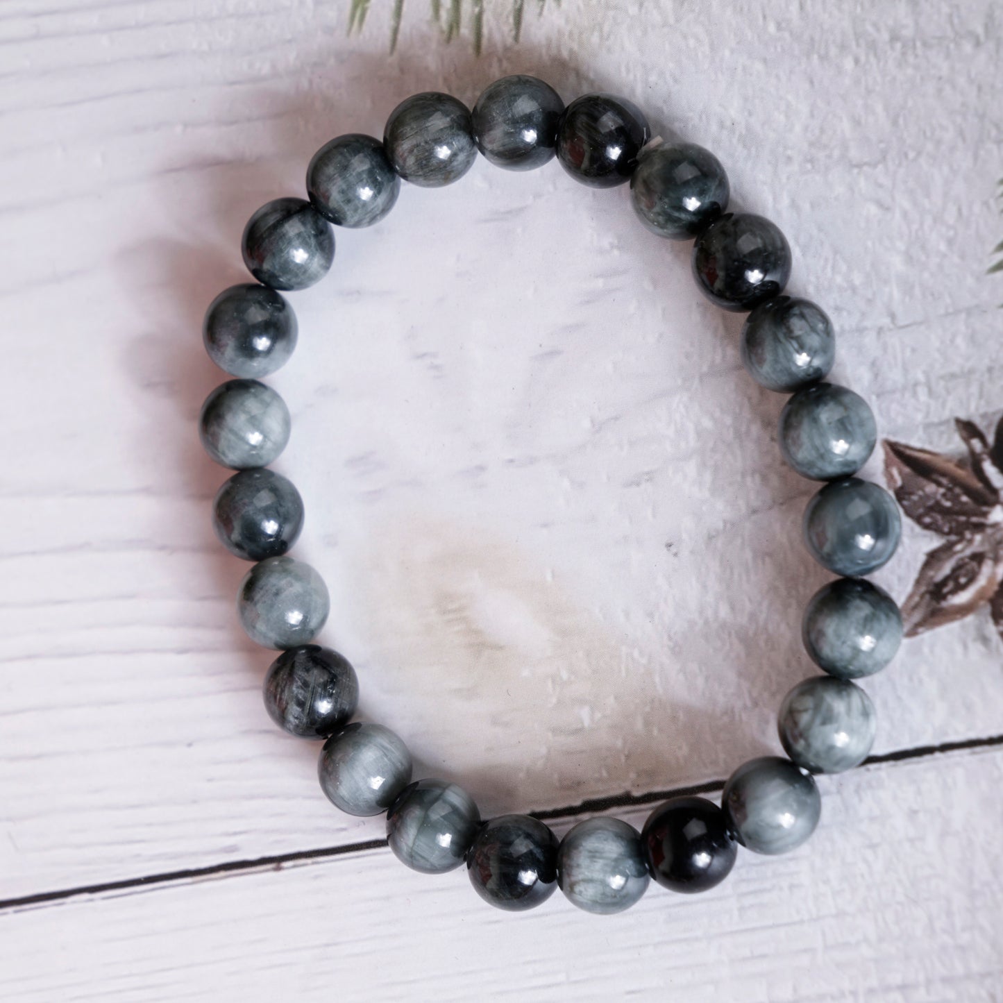 Natural Cats Eye Bracelet (8mm)