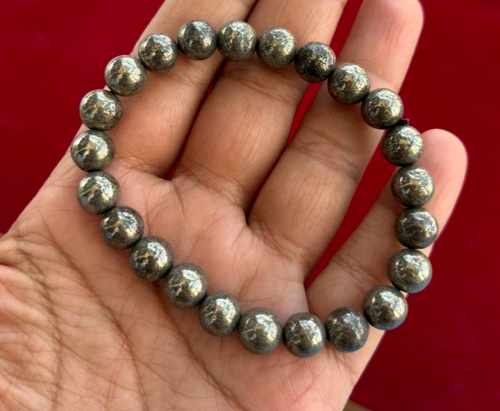 Raw Pyrite Bracelet