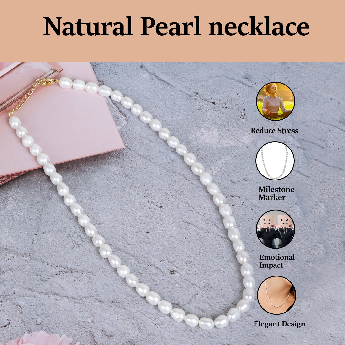 Fresh water pearl necklace