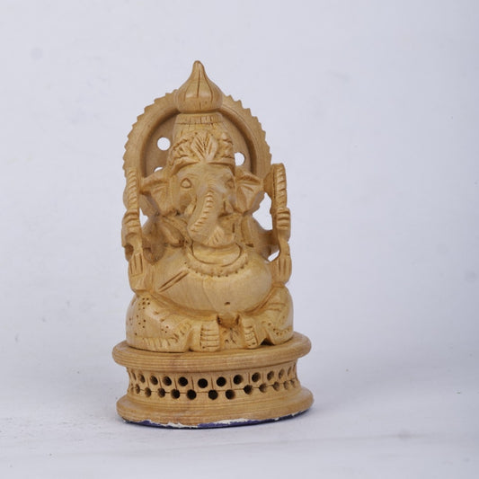 Ganapathi wooden statue