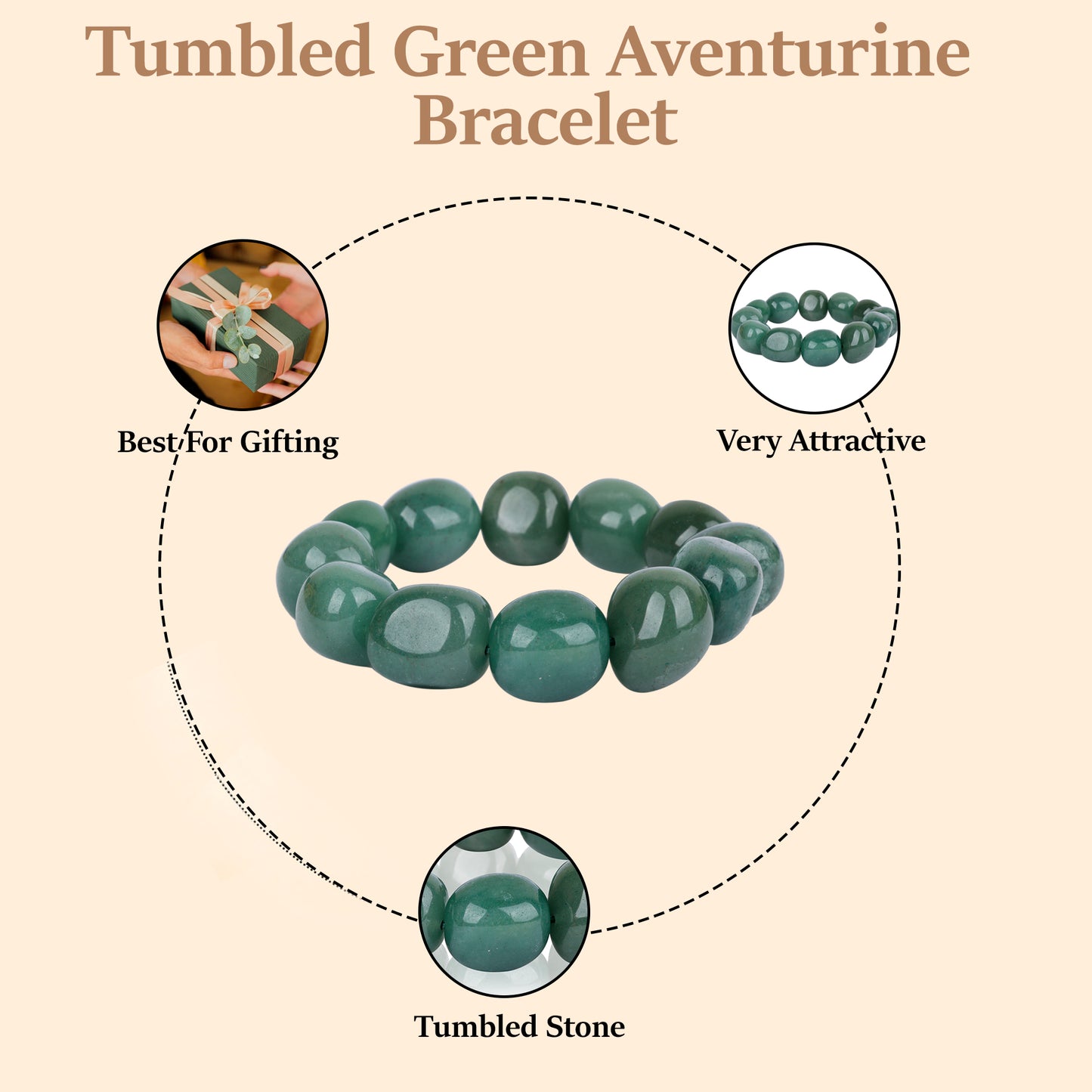 Tumbled Green Aventurine Bracelet