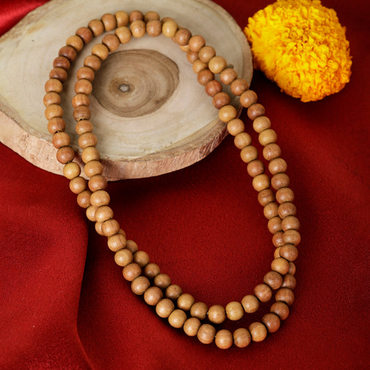 Wooden Mala (Mysore Sandal Perfumed)