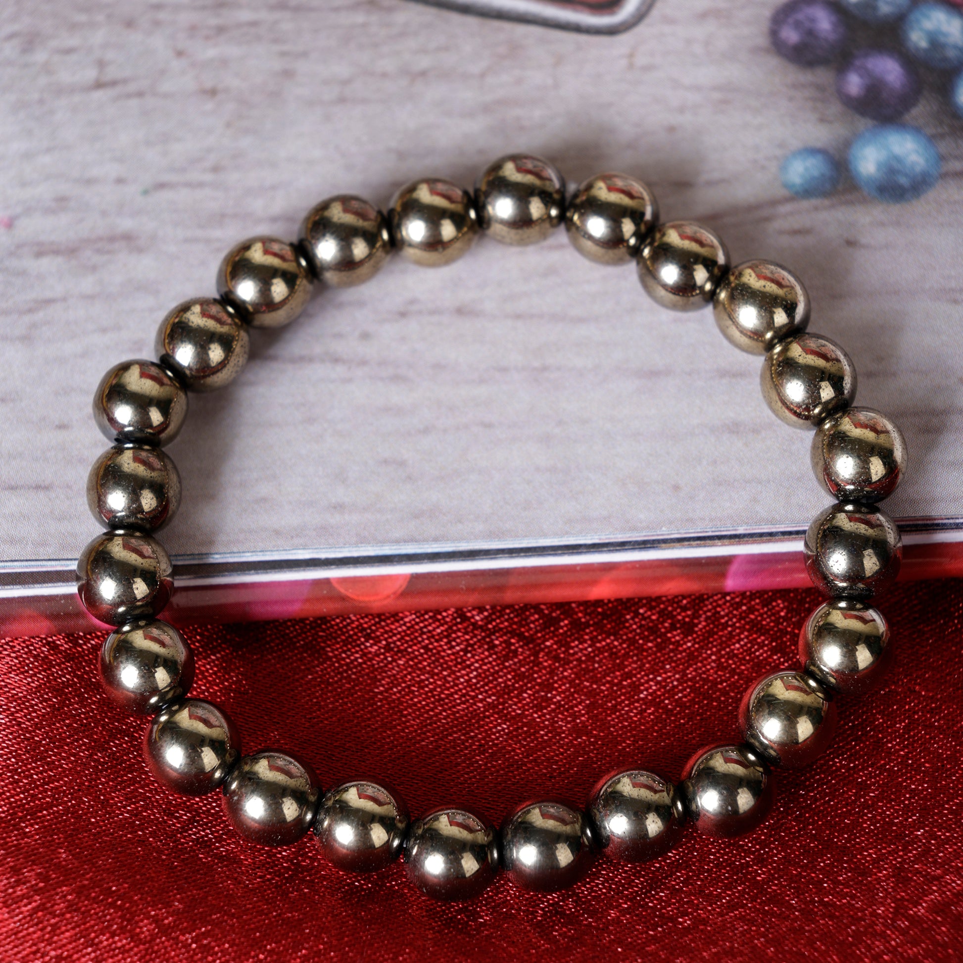 Golden Hematite Bracelet(8mm)