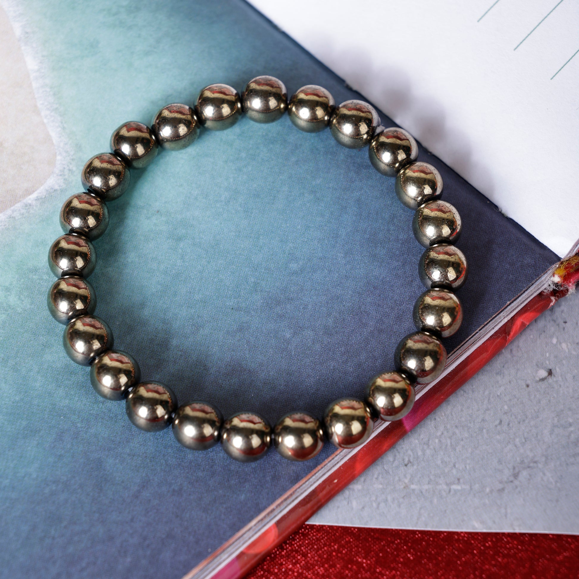 Golden Hematite Bracelet(8mm)