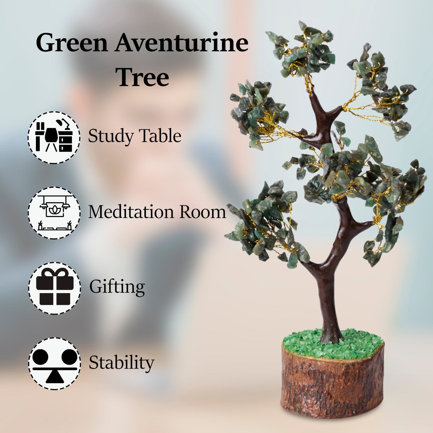 Green Aventurine Tree